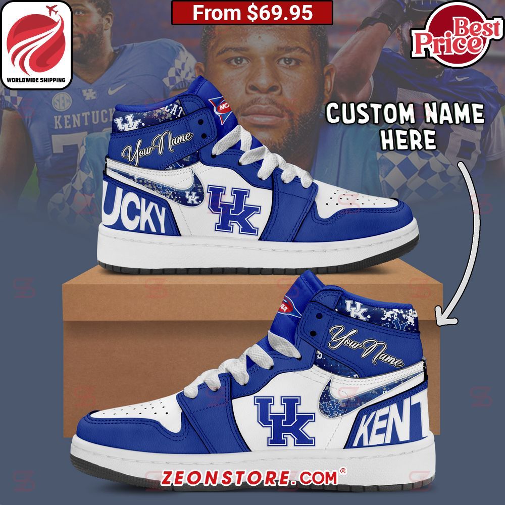 Kentucky Wildcats Custom Air Jordan 1 Sneaker