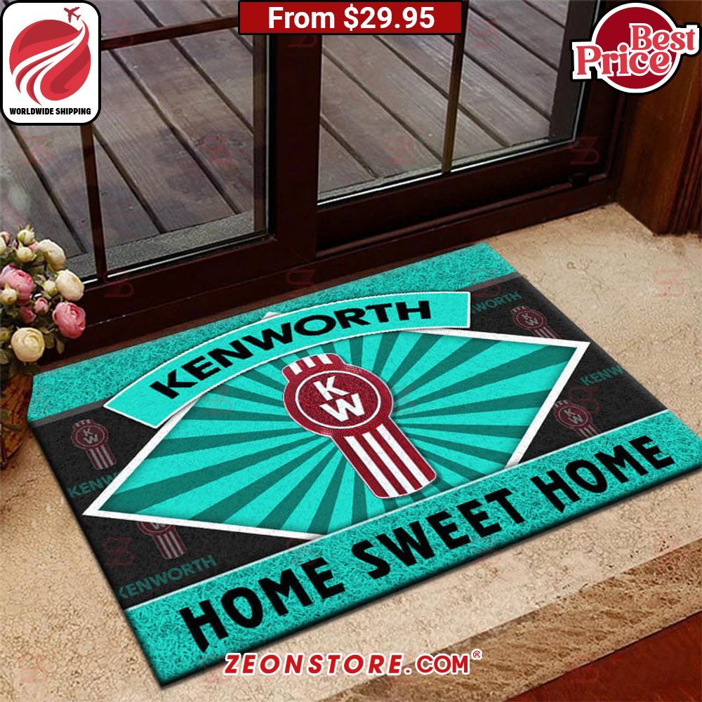 Kenworth Trucks Home Sweet Home Doormat