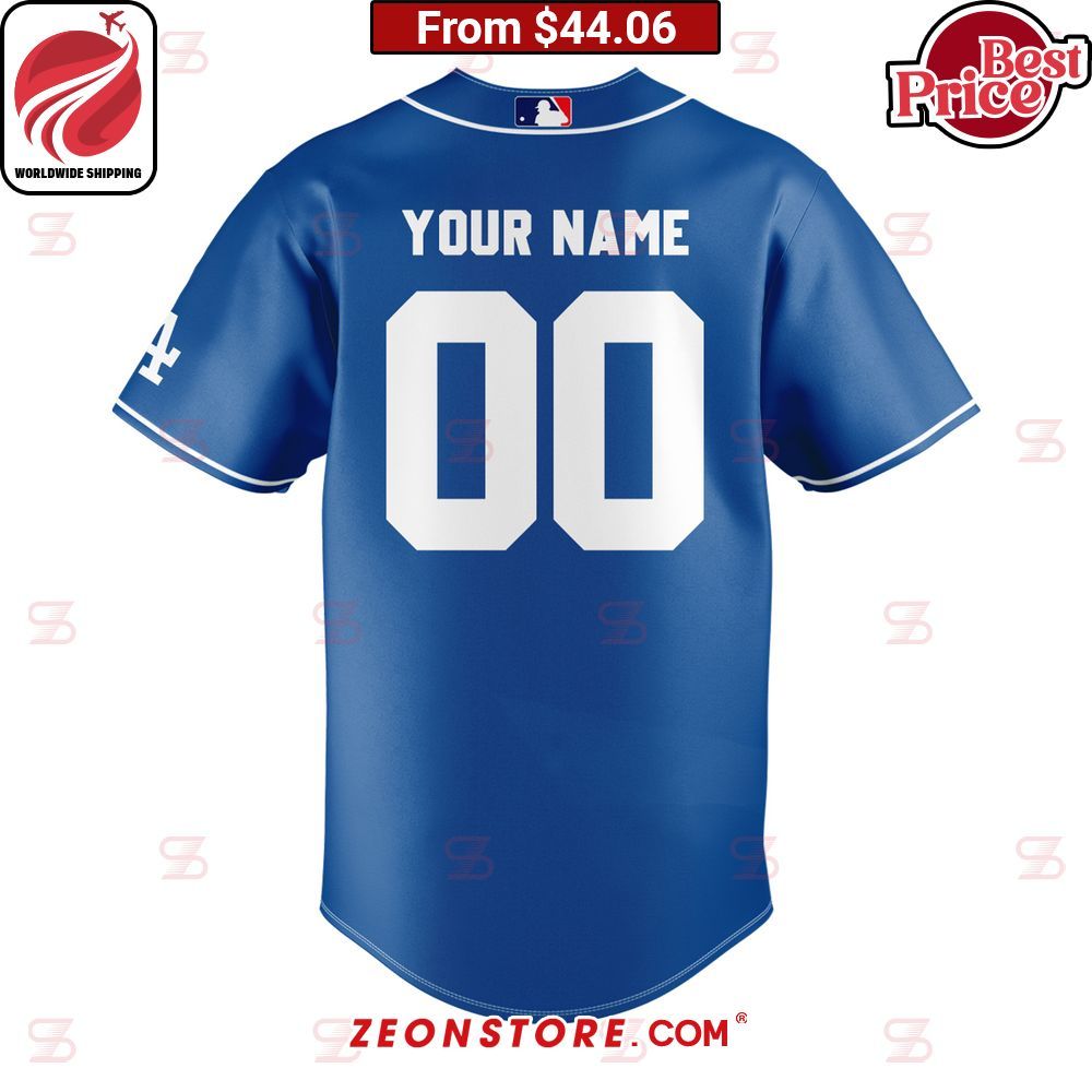 Los Angeles Dodgers National League West Division Champs Custom Baseball Jersey