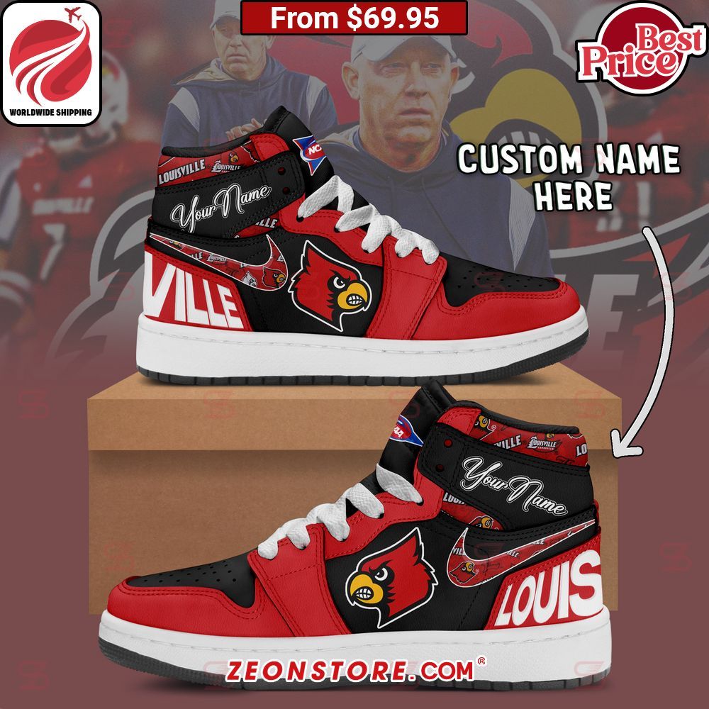 Louisville Cardinals Custom Air Jordan 1 Sneaker