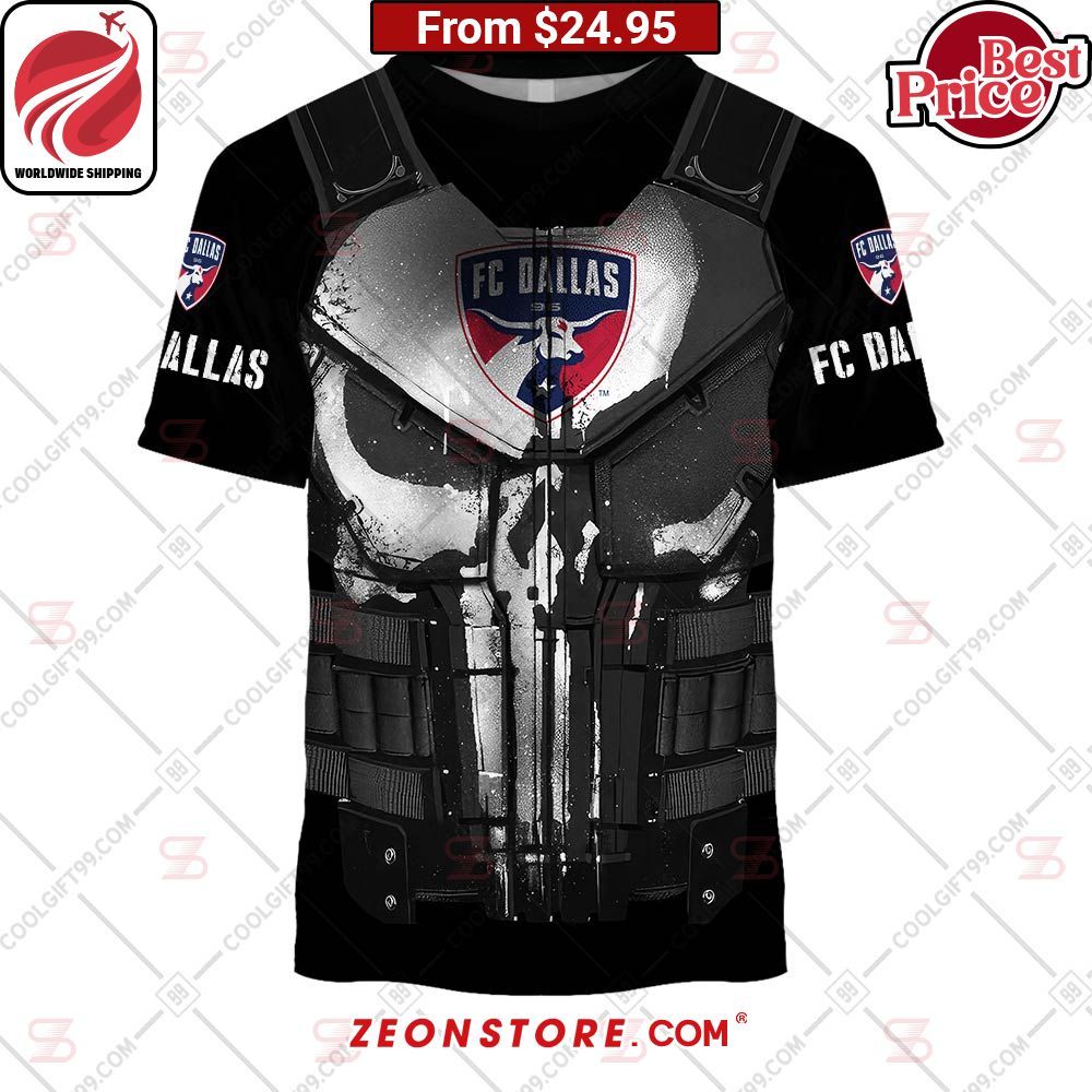 MLS Punisher Skull FC Dallas Custom Hoodie