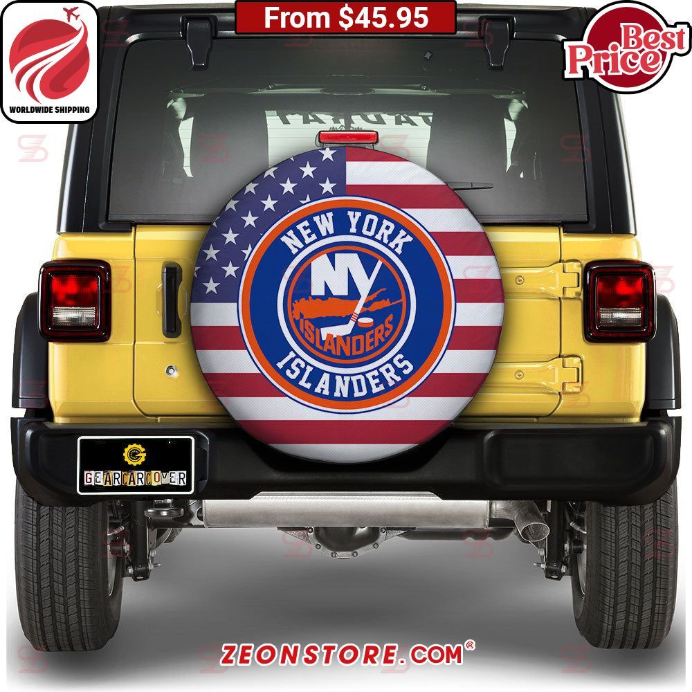 New York Islanders Car Spare Tire Cover