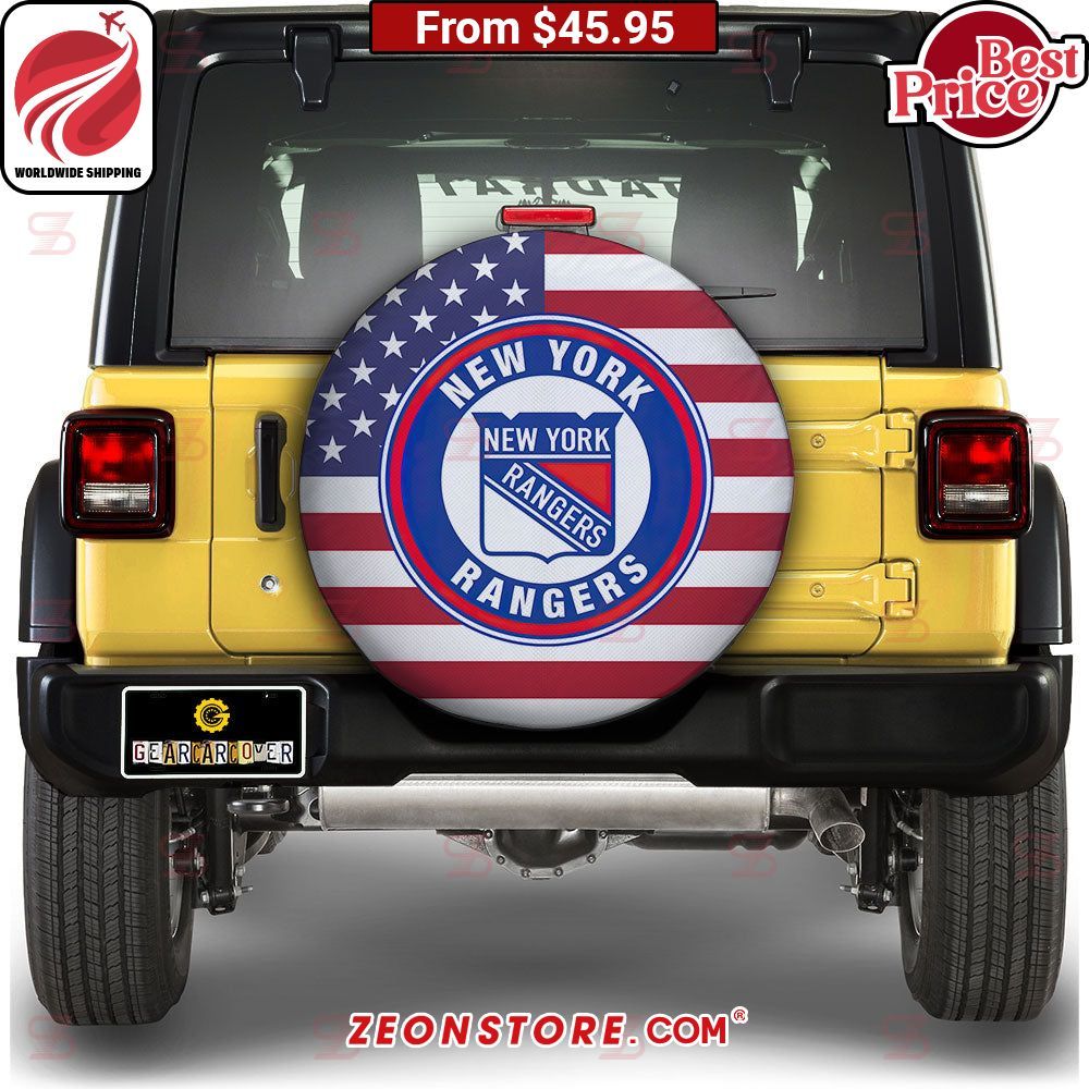 New York Rangers Car Spare Tire Cover