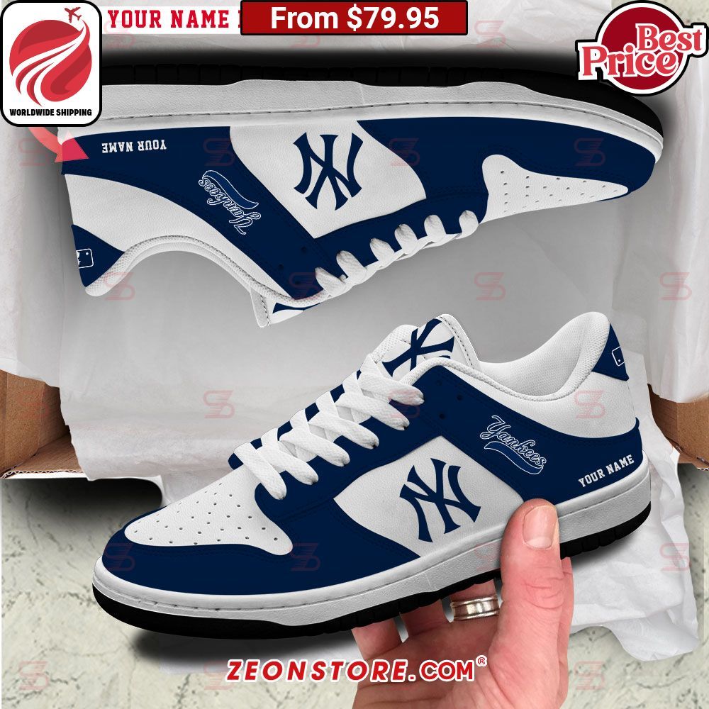 New York Yankees Custom Nike Dunk Low