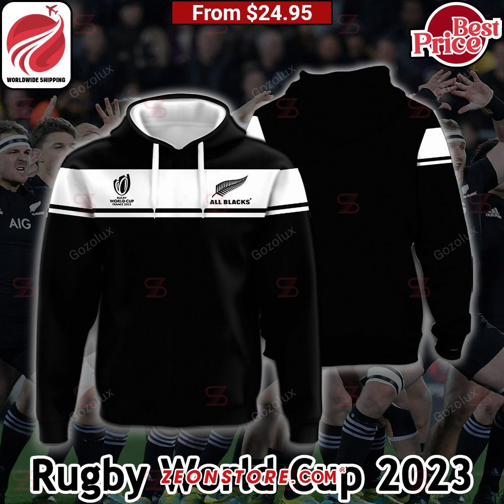 New Zealand Rugby World Cup France 2023 Shirt Hoodie