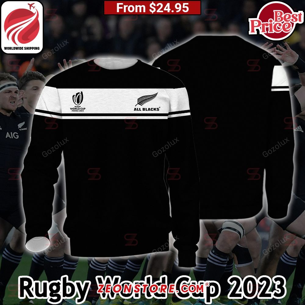 New Zealand Rugby World Cup France 2023 Shirt Hoodie