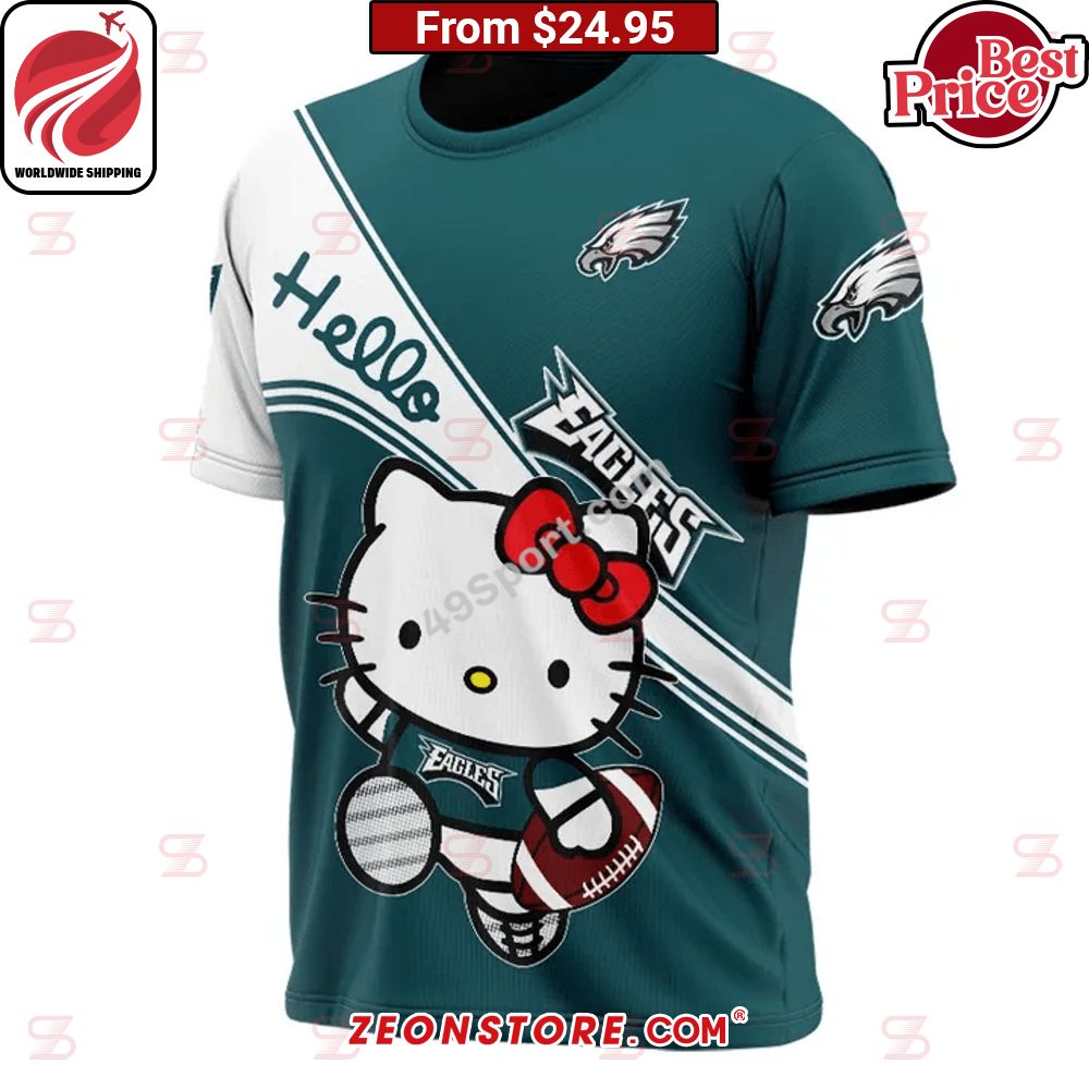 Philadelphia Eagles Hello Kitty Shirt