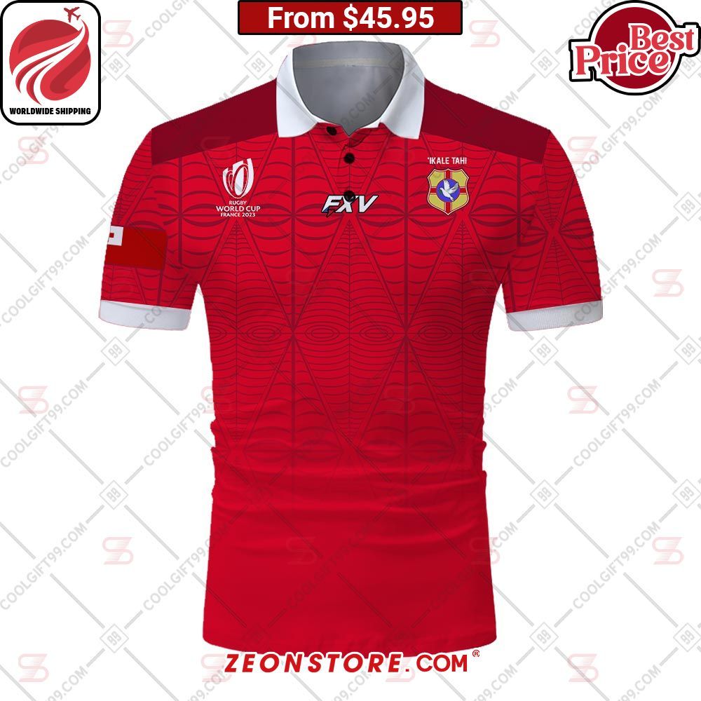 Rugby World Cup 2023 Tonga Home Jersey Polo Shirt