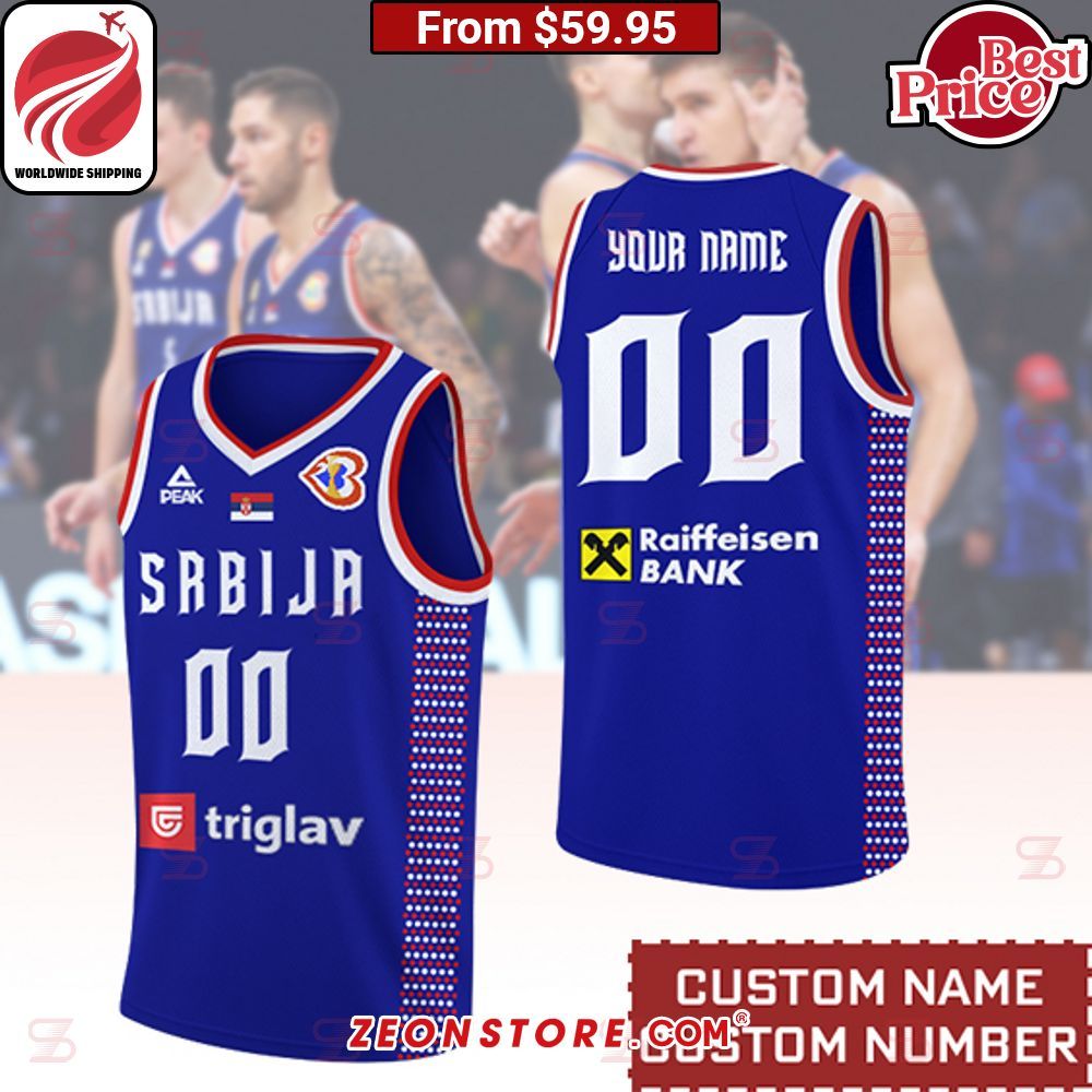 Serbia Basketball Custom Basketball Jersey