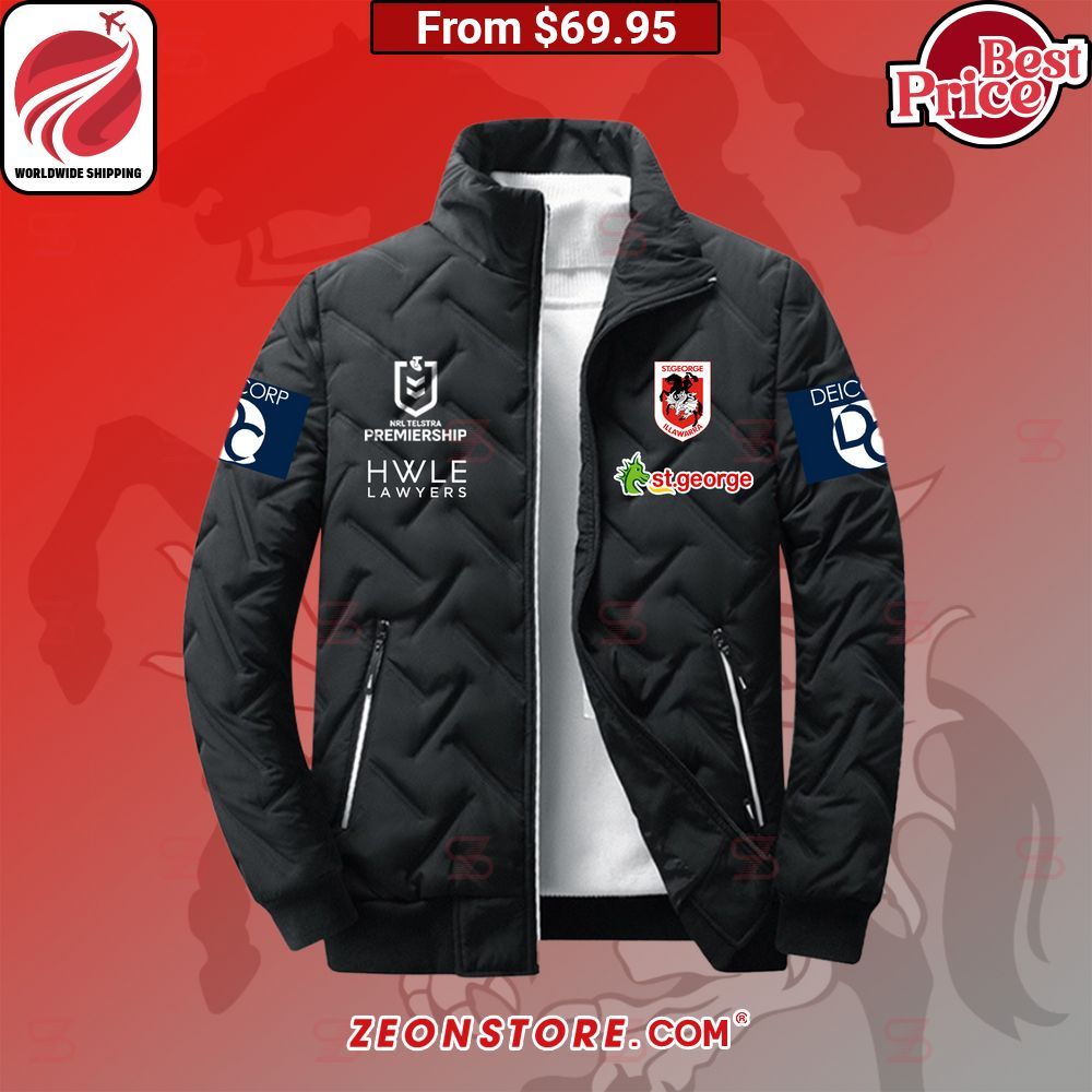 St George Illawarra Dragons NRL Puffer Jacket