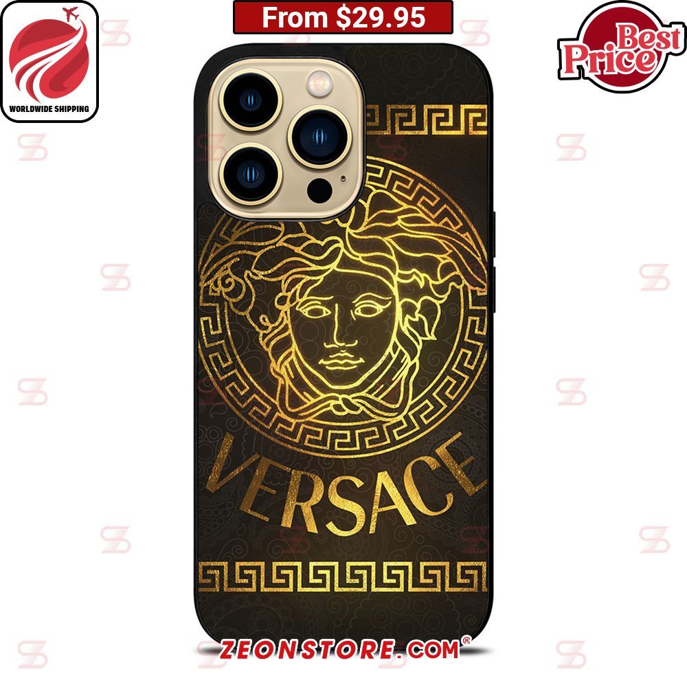 Versace Medusa Gold Phone Case
