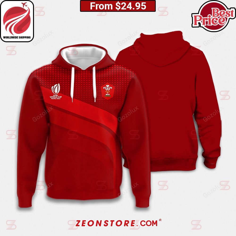Wales national rugby union team Rugby World Cup France 2023 Shirt Hoodie