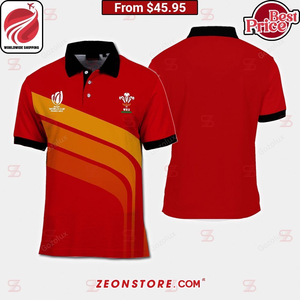 Wales national rugby union team World Cup France 2023 Polo Shirt