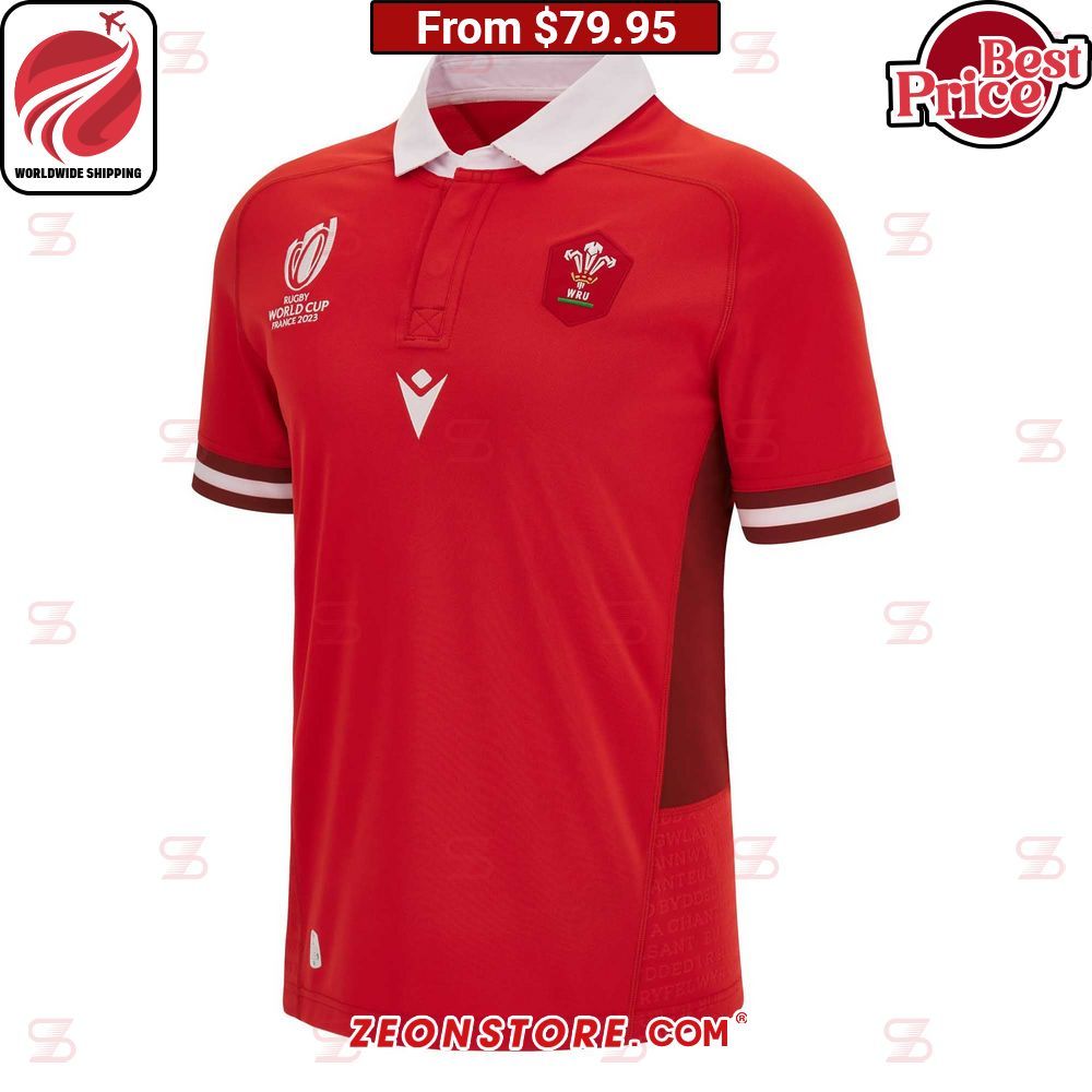 Wales Rugby World Cup 2023 Jersey