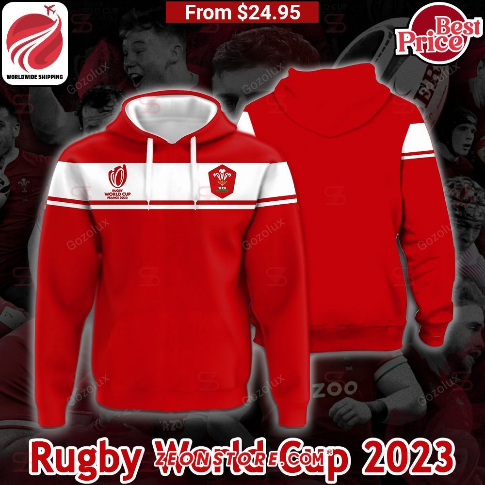 Wales Rugby World Cup France 2023 Shirt Hoodie