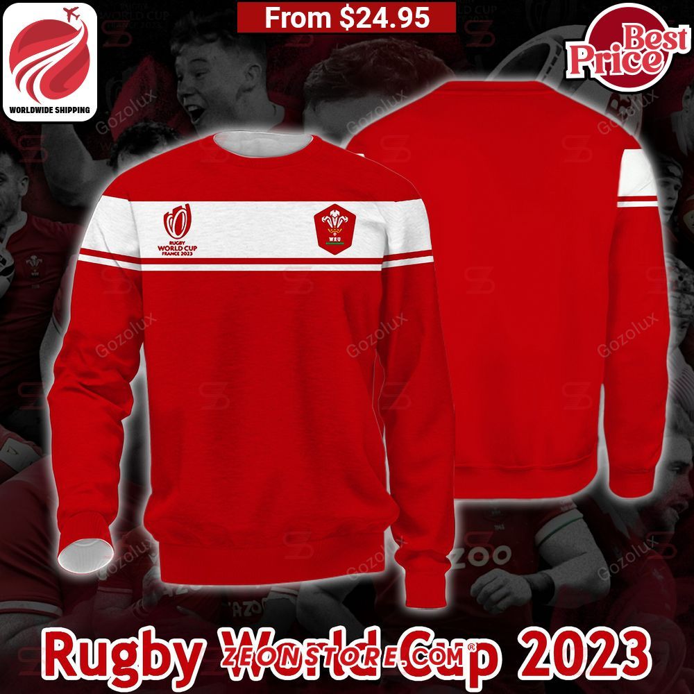 Wales Rugby World Cup France 2023 Shirt Hoodie
