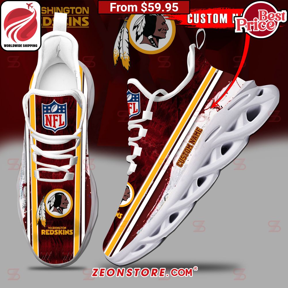 Washington Redskins NFL Custom Clunky Max Soul Sneaker
