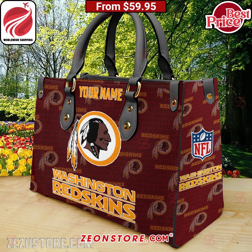 Washington Redskins NFL Custom Leather Handbag