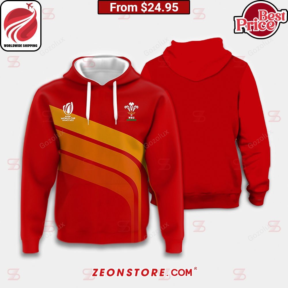 Welsh Rugby World Cup France 2023 Shirt Hoodie