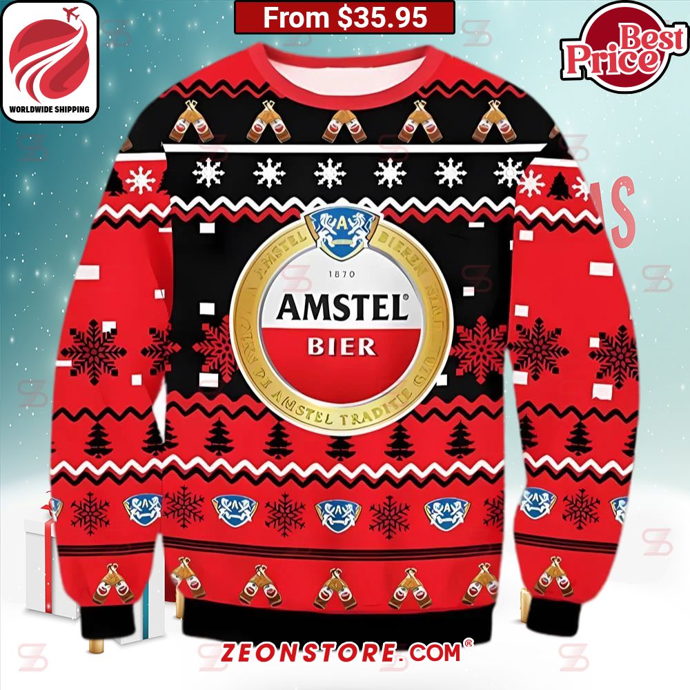 Amstel Beer Christmas Sweater