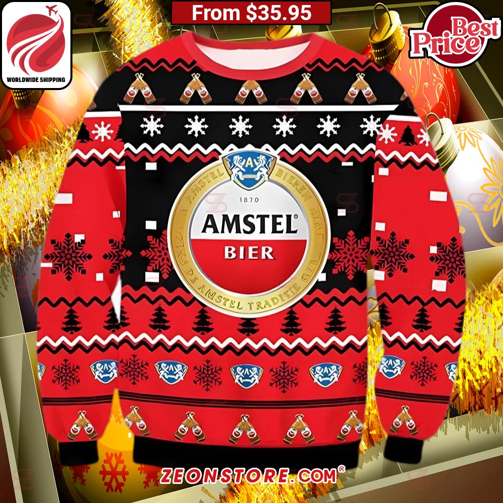 Amstel Beer Christmas Sweater
