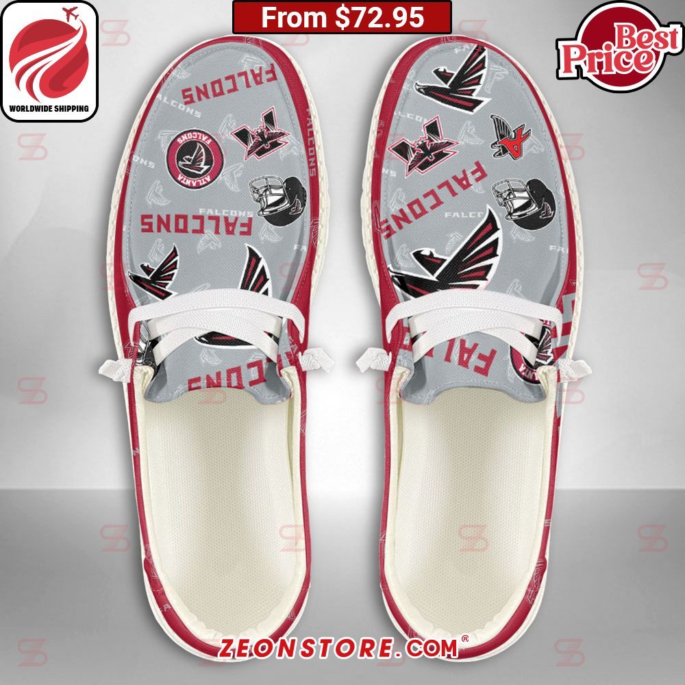 Atlanta Falcons Custom Hey Dude Shoes