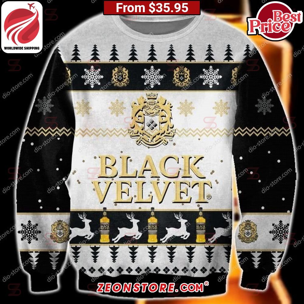 Black Velvet Sweater