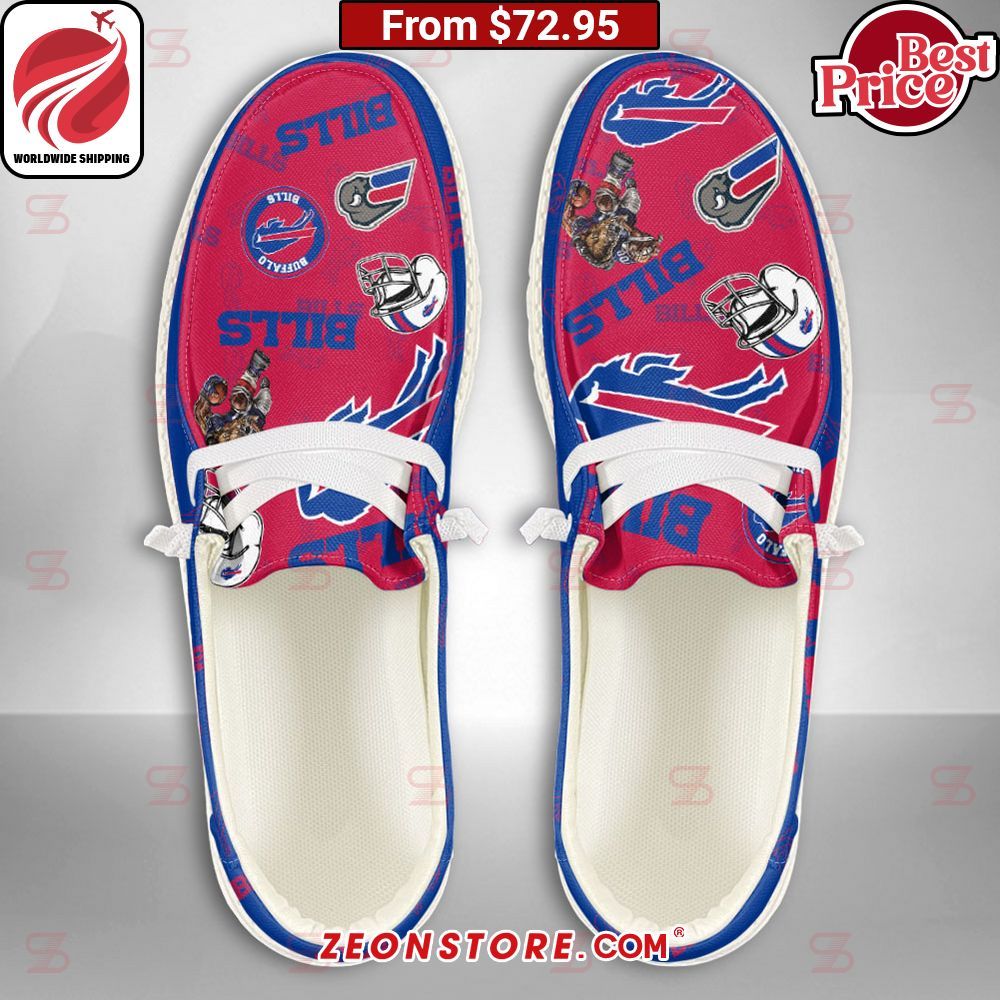 Buffalo Bills Custom Hey Dude Shoes