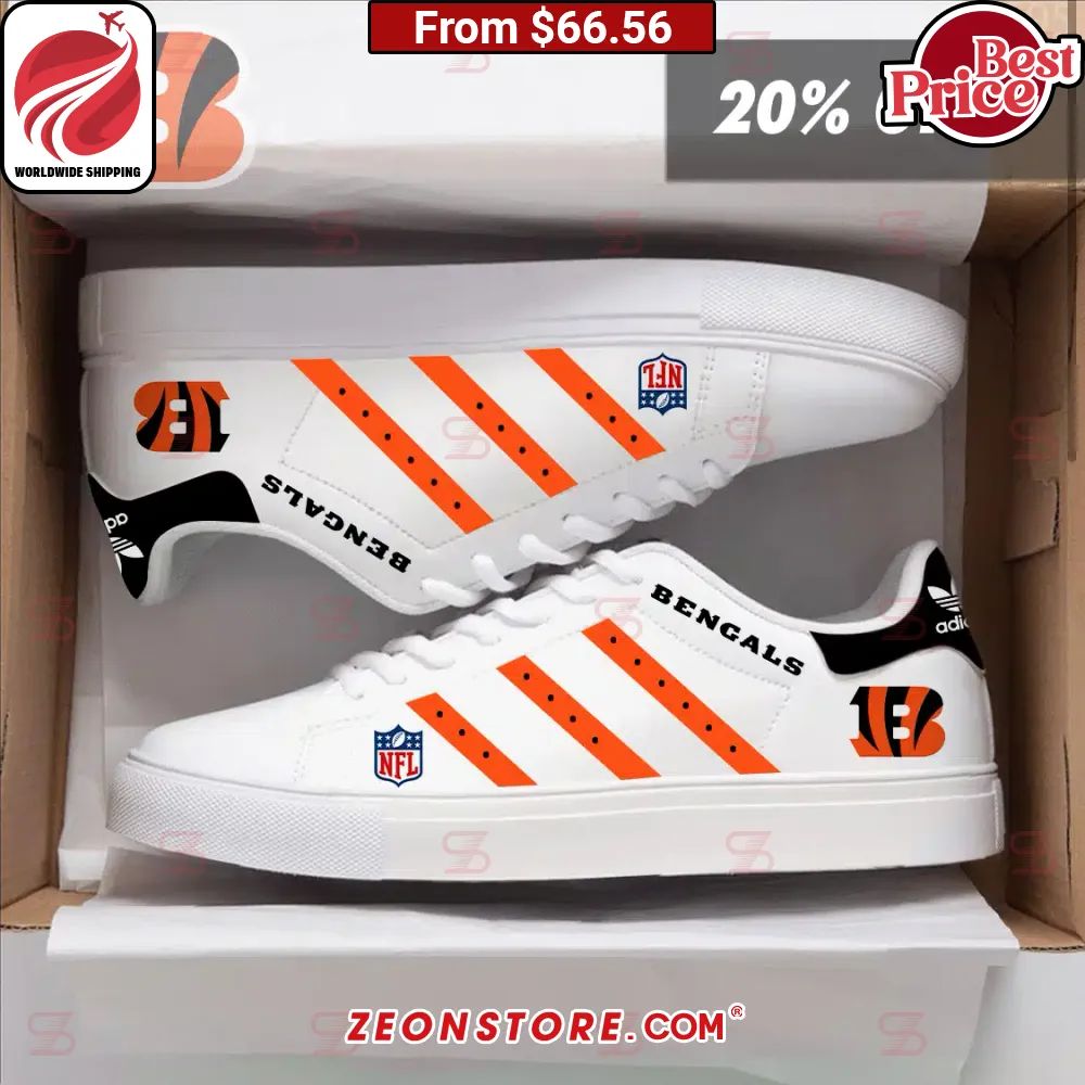 Cincinnati Bengals NFL Stan Smith Low Top Shoes
