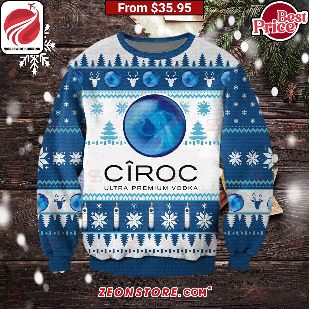 Ciroc Ultra Premium Vodka Christmas Sweater