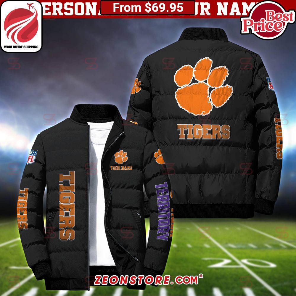 Clemson Tigers Custom Puffer Down Jacket