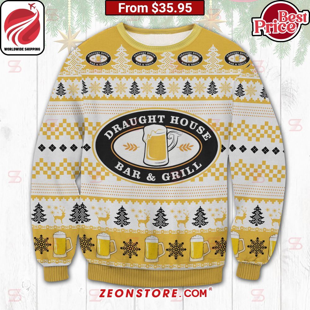 Draught House Bar and Grill Sweater