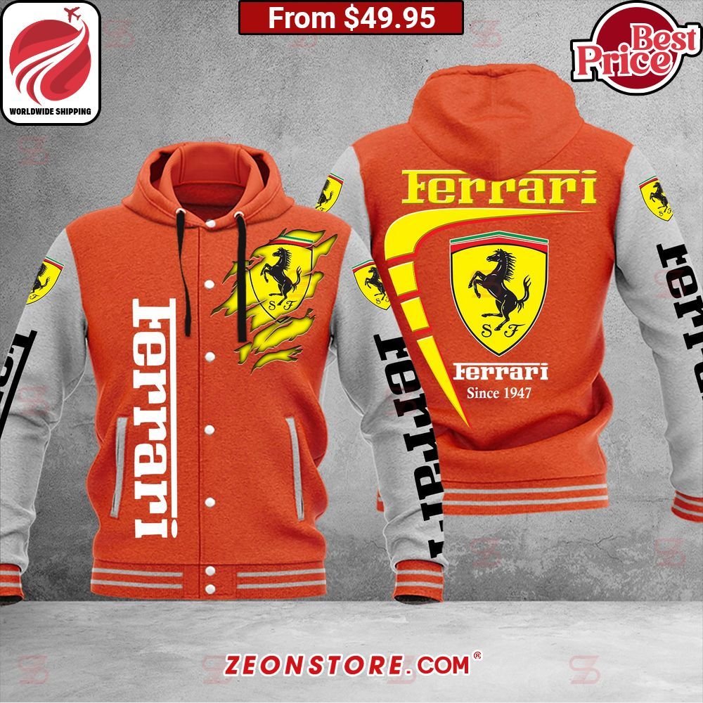 Ferrari Baseball Jacket