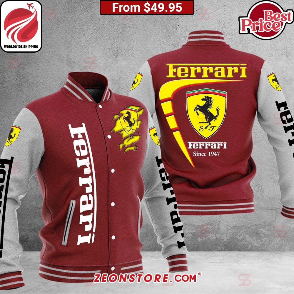 Ferrari Baseball Jacket