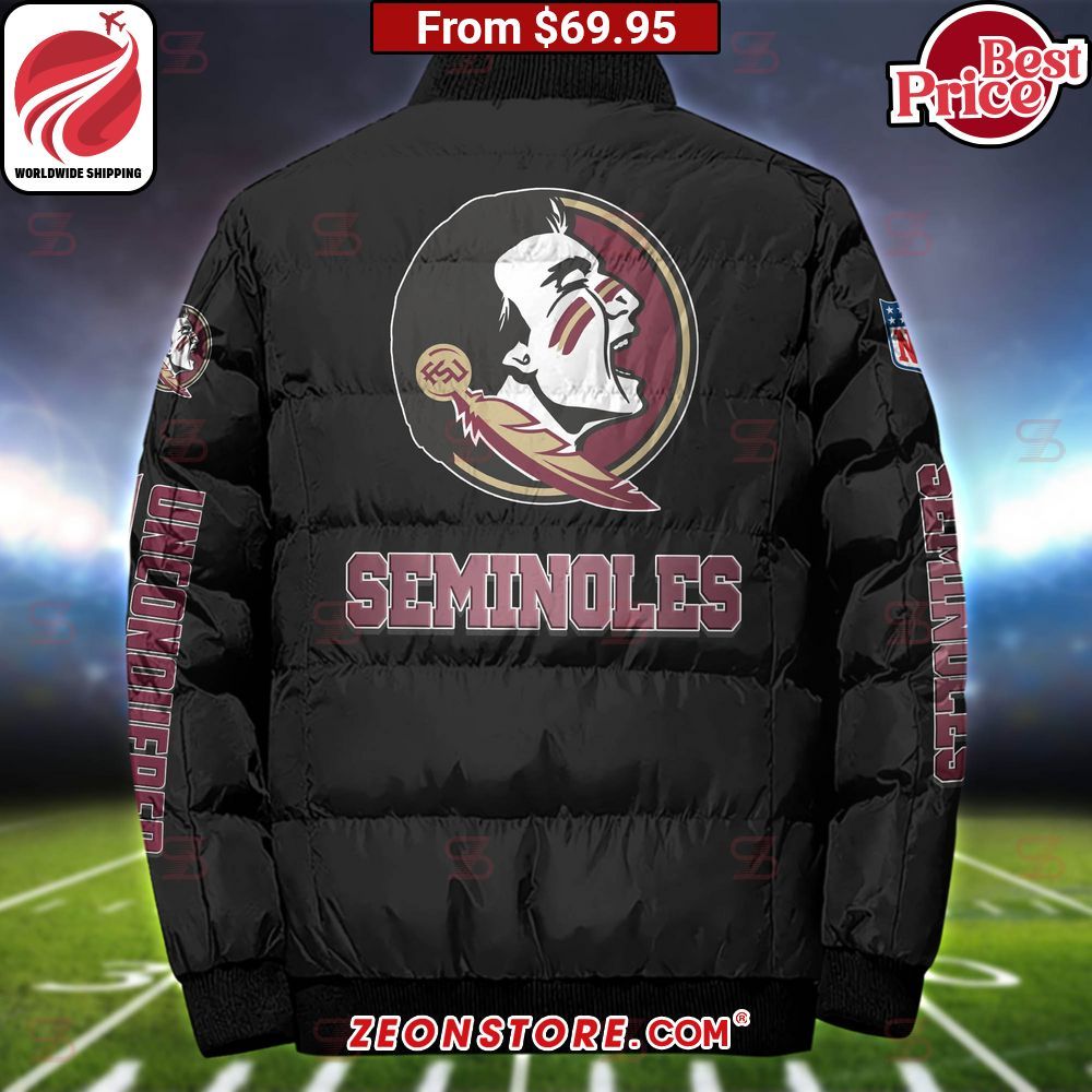 Florida State Seminoles Custom Puffer Down Jacket