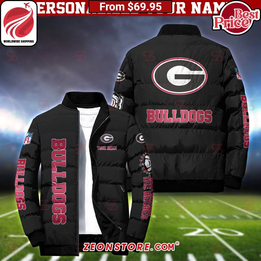 Georgia Bulldogs Custom Puffer Down Jacket