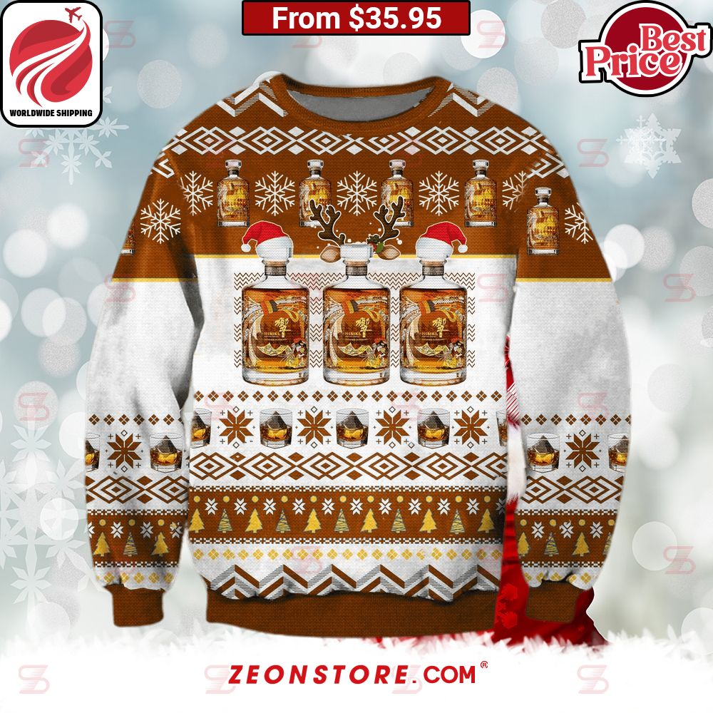 Hibiki Whiskey Christmas Sweater