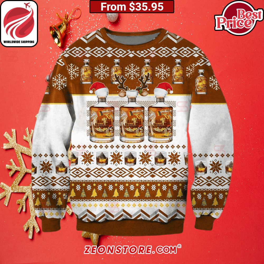 Hibiki Whiskey Christmas Sweater