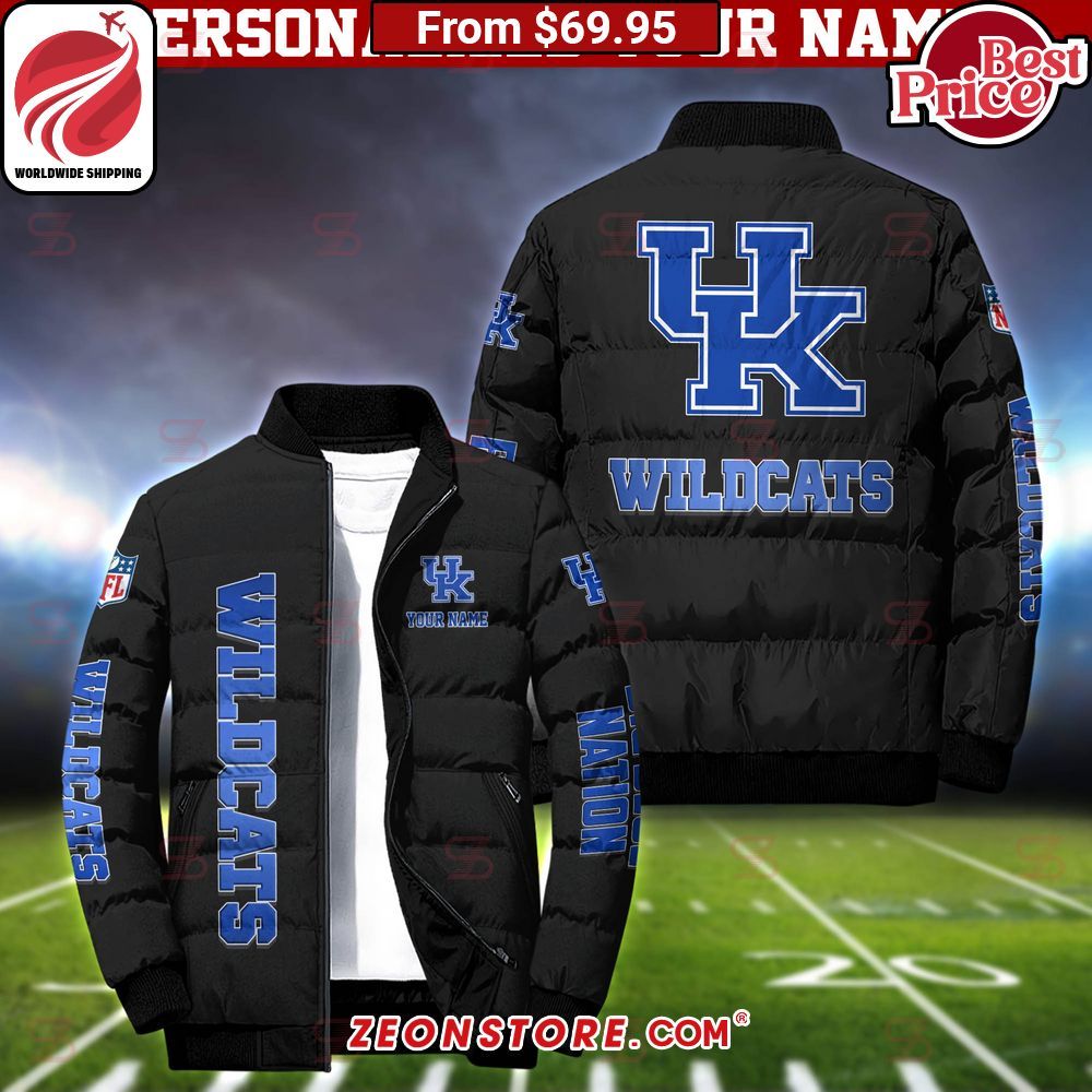 Kentucky Wildcats Custom Puffer Down Jacket