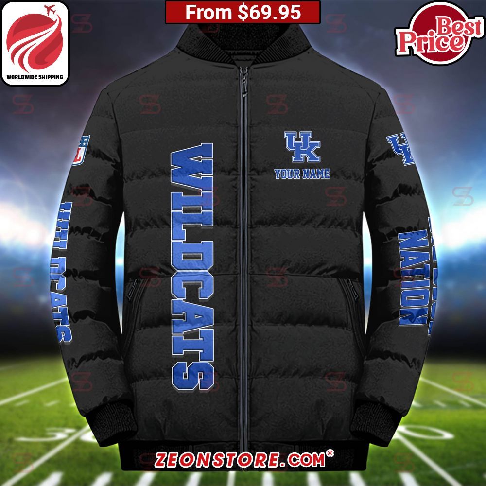 Kentucky Wildcats Custom Puffer Down Jacket