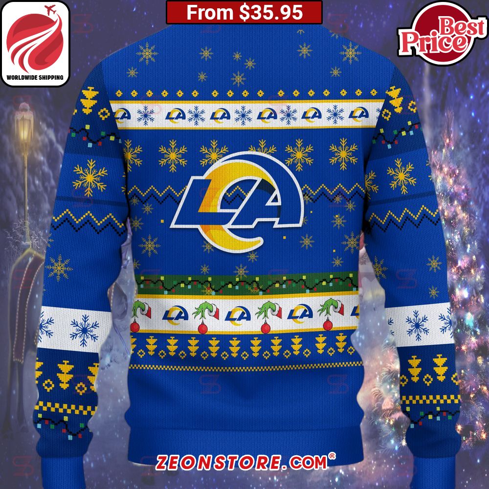 Los Angeles Rams Grinch Christmas Sweater