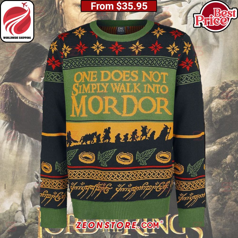 LOTR One Does Not Simply Walk Into Mordor Sweater