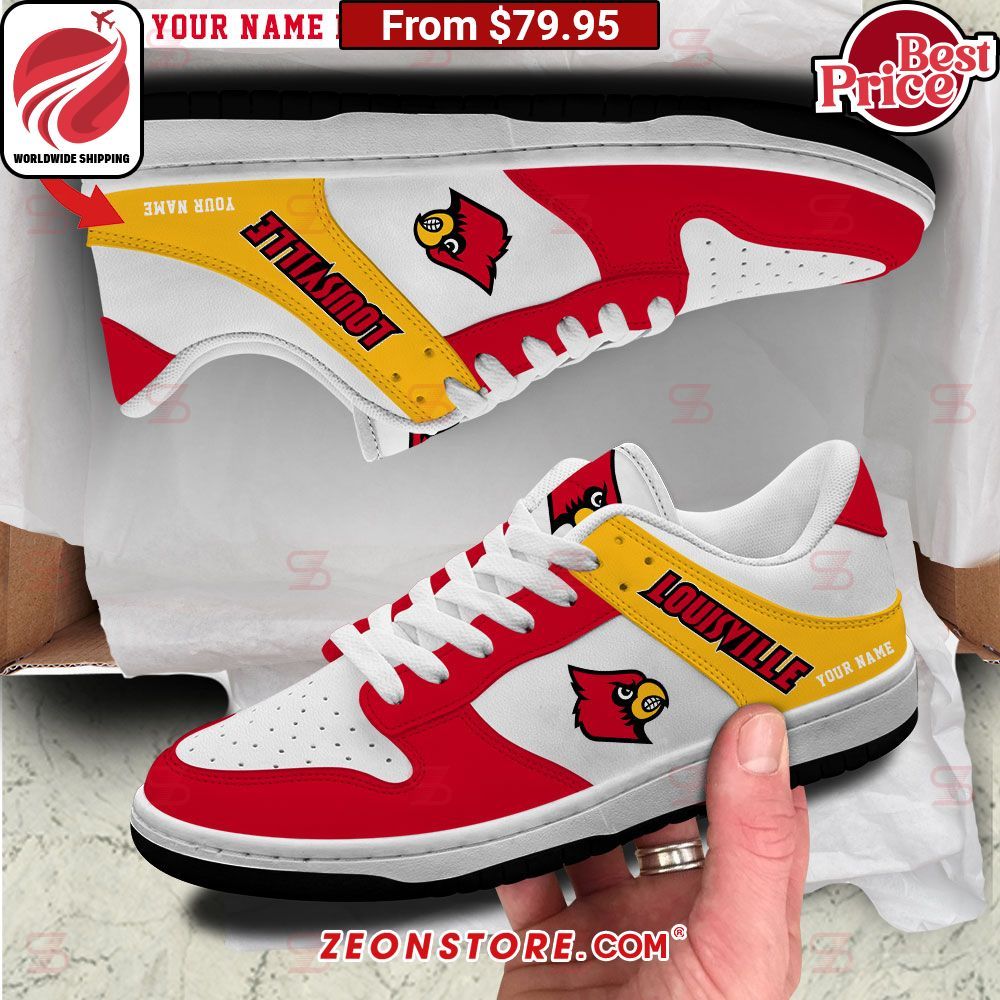 Louisville Cardinals Custom Nike Dunk Low