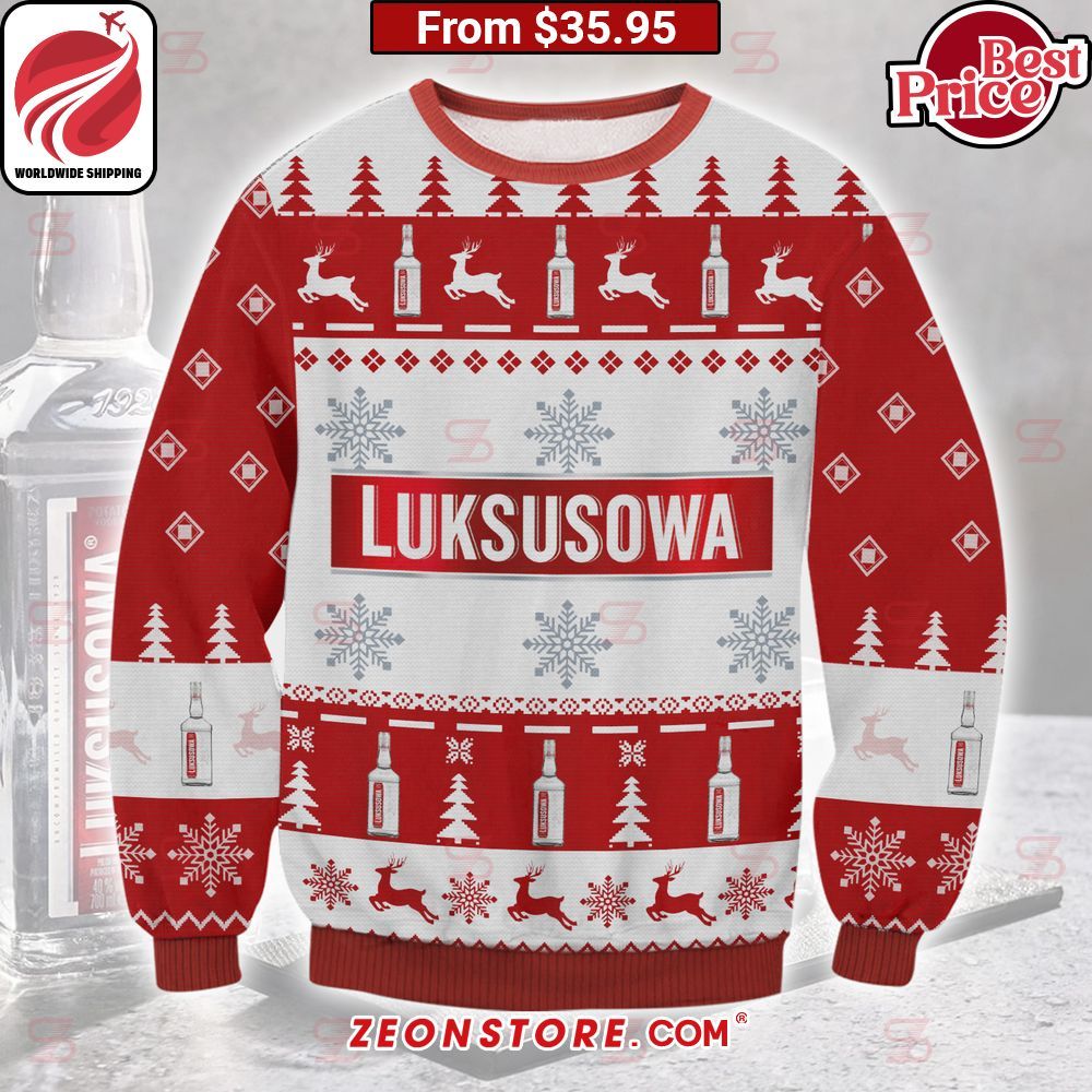 Luksusowa Vodka Christmas Sweater