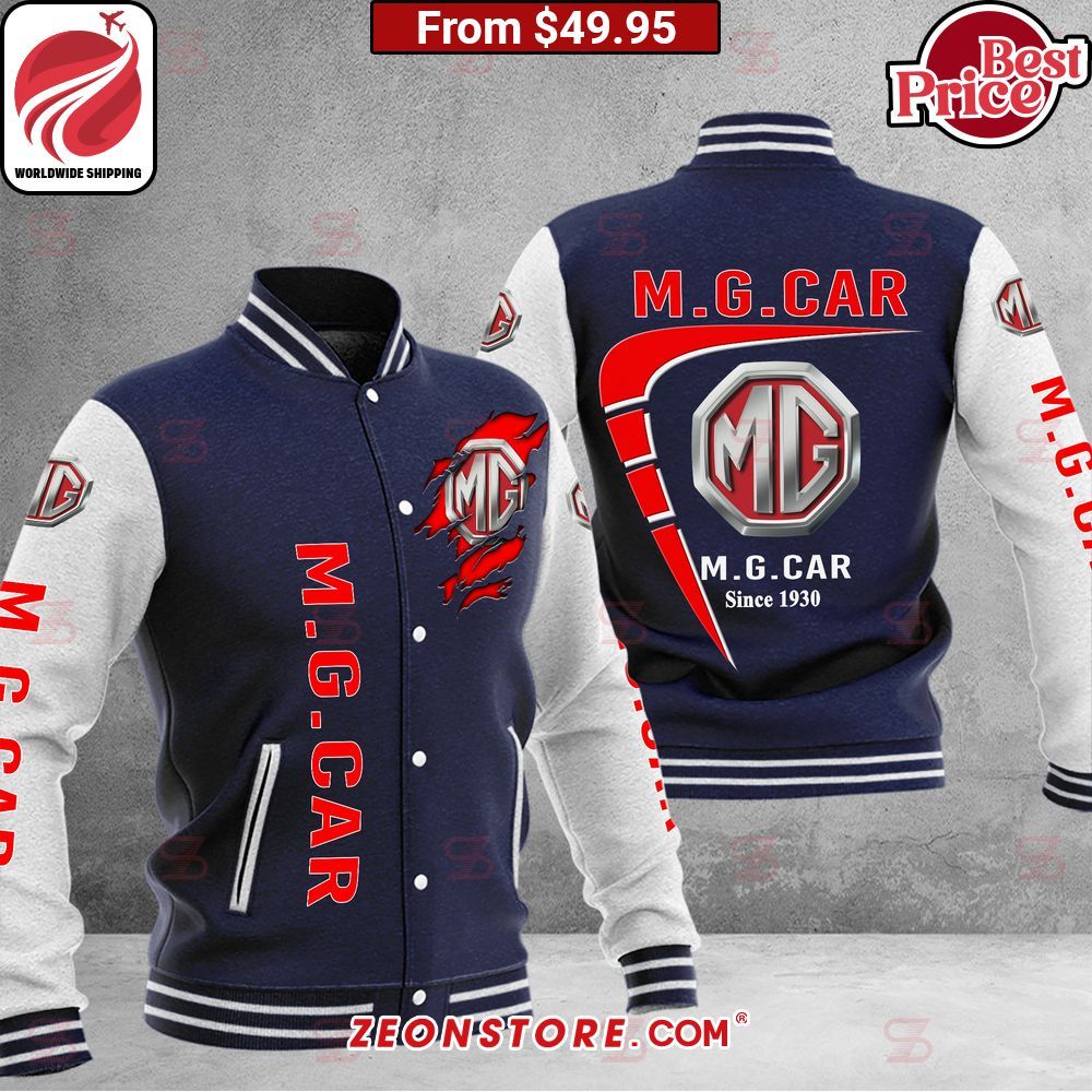 MG Cars Baseball Jacket