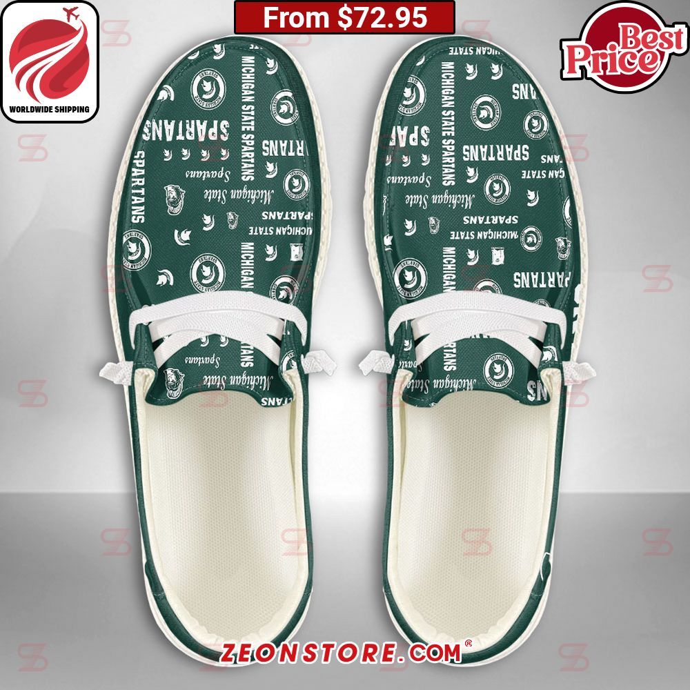 Michigan State Spartans Custom Hey Dude Shoes