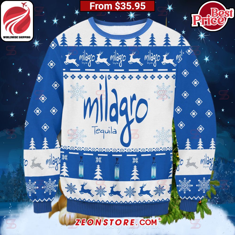 Milagro Tequila Christmas Sweater