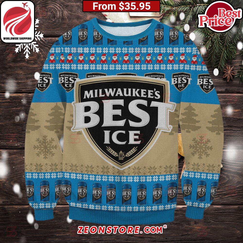 Milwaukee's Best Ice Christmas Sweater