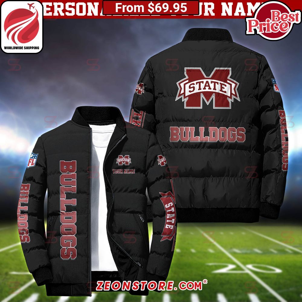 Mississippi State Bulldogs Custom Puffer Down Jacket