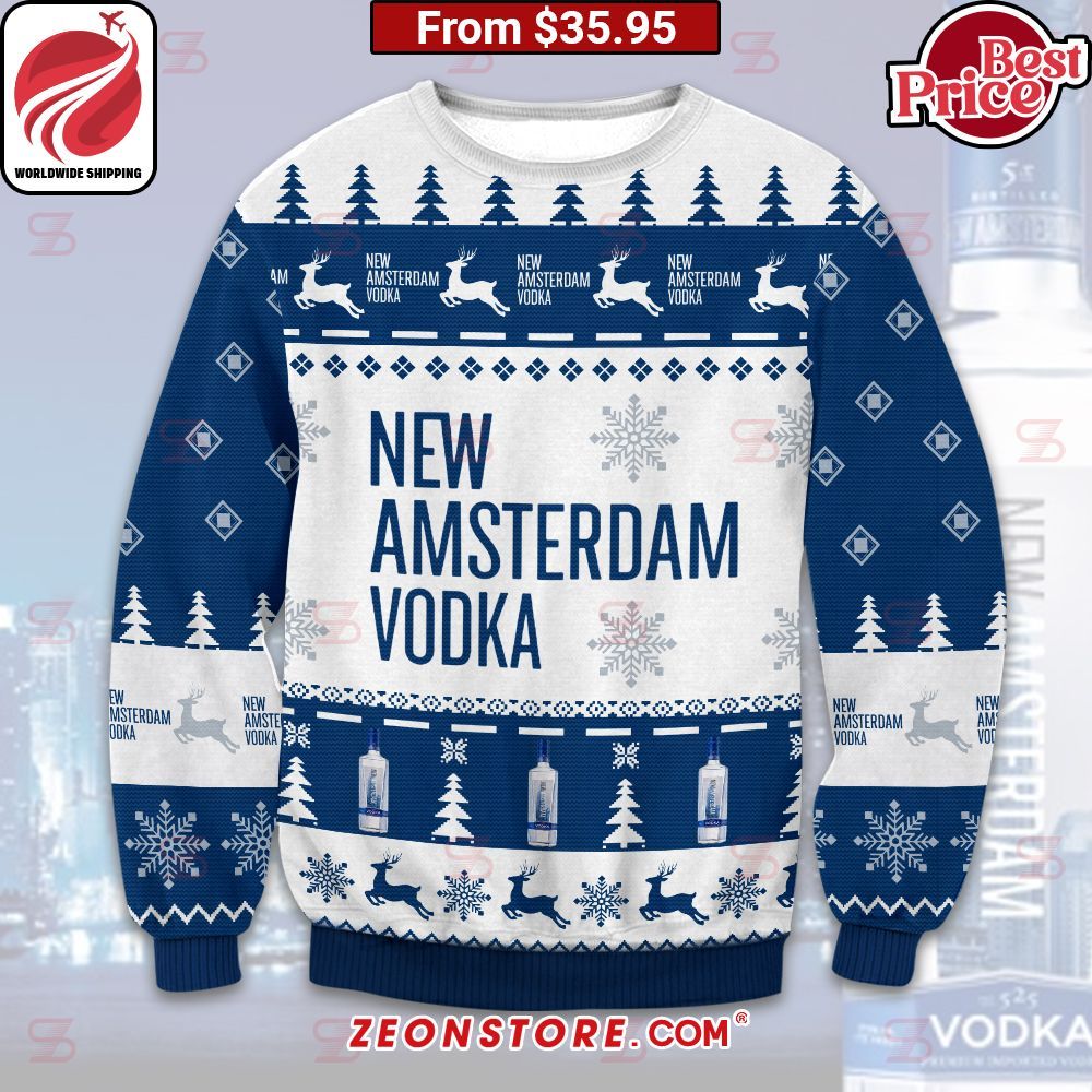 New Amsterdam Vodka Ugly Sweater